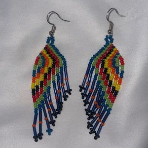 Mexican beaded earrings